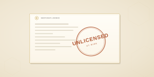 Pirated SketchUp software licence stamped unlicensed, malware and legal risk